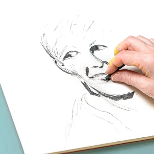 PRO ART 12-Inch by 18-Inch Rough Newsprint Paper Pad, 12-inch x 18-inch, 50 Sheet Tape Bound Pad (0220-05) - Image 3