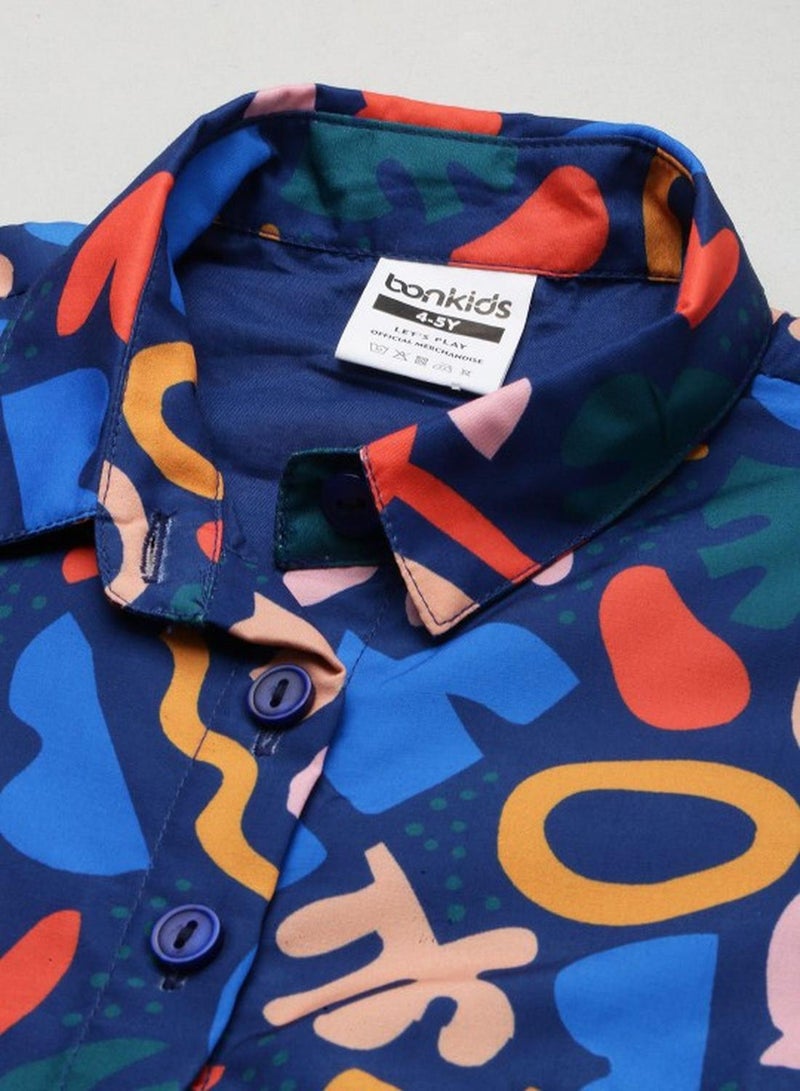Bonkids Abstract Print Dress  - Image 3