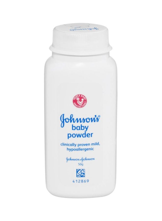 Johnson's Clinically Proven Mildness Formula Baby Powder, Hypoallergenic for Soft Delicate Skin, 50g - 8850007010678 - Image 1