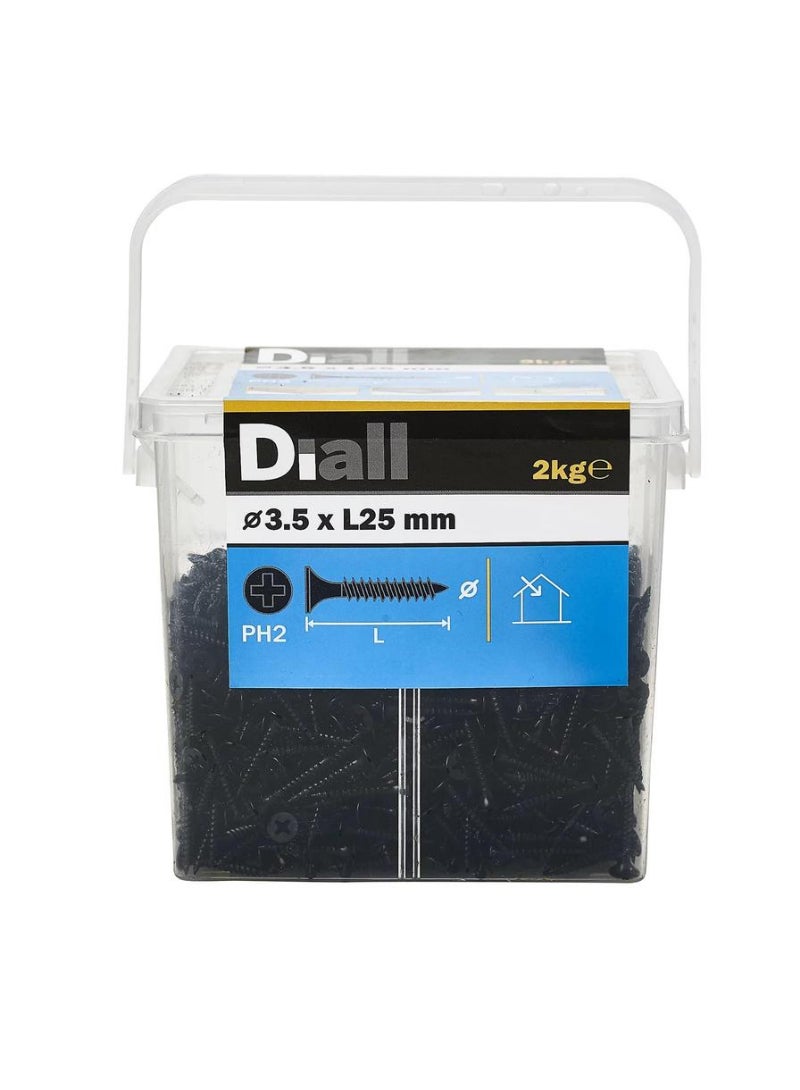 Carbon Steel Universal Screw Pack 3 5 X 25 Mm 2 Kg