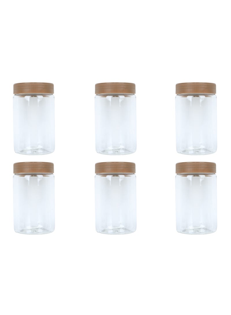 ALGHAFA Spice Box Bag, 6 pieces, 300 ml, wooden color, 6 pieces, from Al Ghafa  - Image 4
