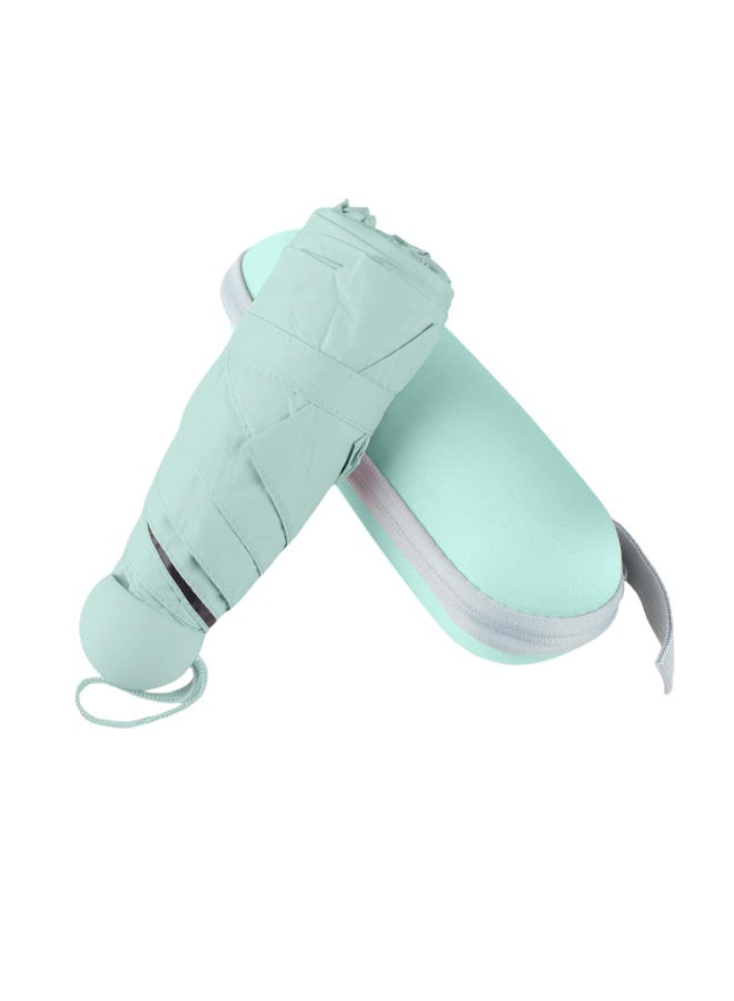 Travel Mini Umbrella for Purse With Case-Small Compact UV Umbrella Protection Sun-Lightweight Tiny Pocket Umbrella with Case for Women, Girls - Image 1