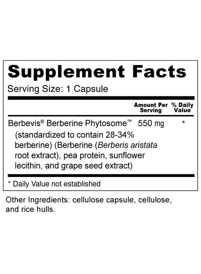 Wellness Resources ويلنس ريسورسز بيربرين ألترا - امتصاص متقدم لبيربرين فيتوسوم (550 ملغ، 60 كبسولة نباتية) - Image 3