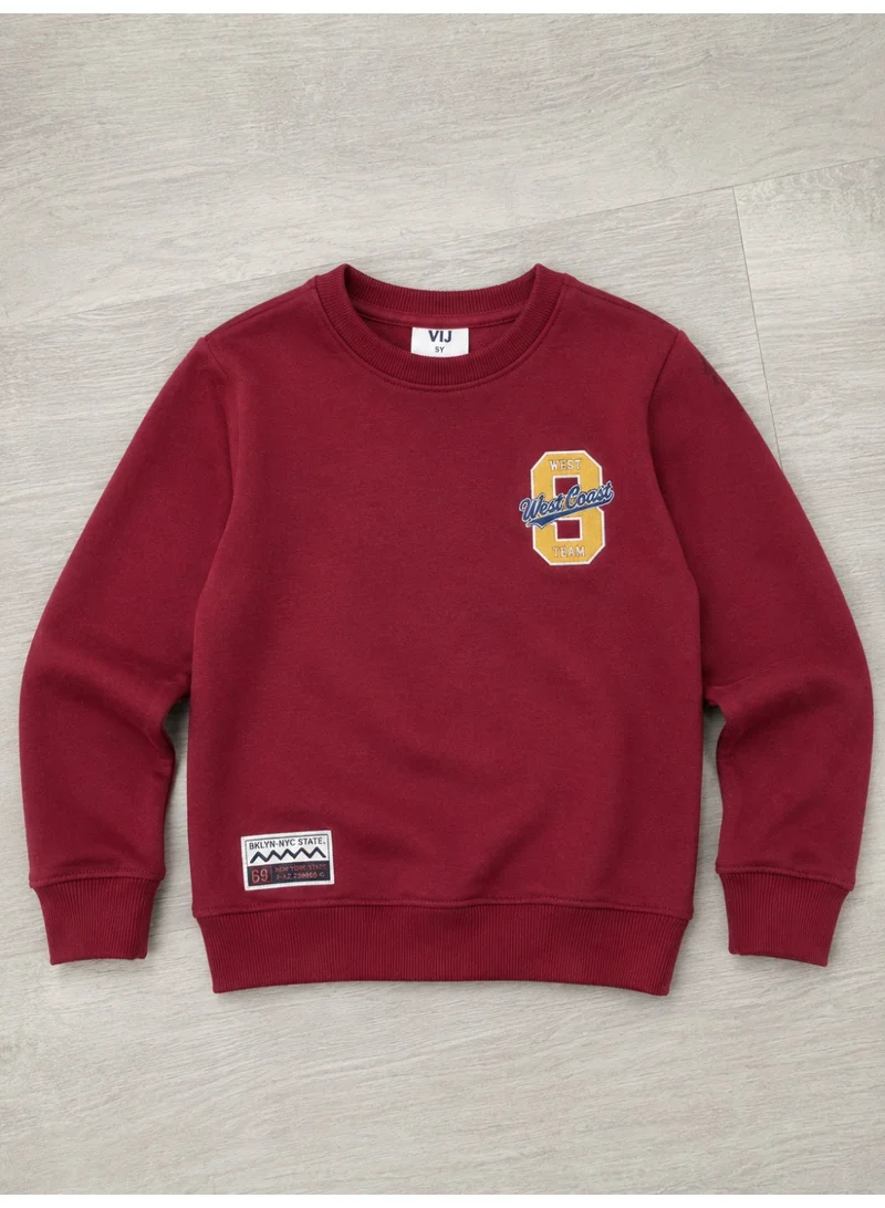 فكتور اند جين Boys’ Sweatshirt and Jogger Pants Set