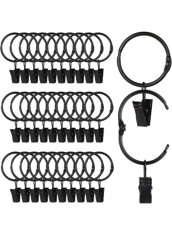 12pcs Silvery Curtain Clips 25mm Quick Installation No Sewing Rings - Image 5