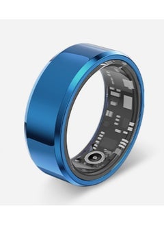 Generic Smart Ring Multi-function Ring For Men And Women Black Technology Waterproof Bluetooth Ring Sleep Mode Heart Rate Gesture Photo-Color:Bright Blue No. 9 (inner Diameter 19mm) Box Charger  - Image 1