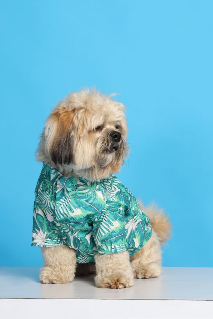15 BUTTONS Rainforest Print Dog Shirt Super Soft Comfortable Pet Clothing, All Season Petwear, Pet Acessories (Recommended Breed - Pug, Beagle, Indie, Pomerian)(M) - Image 4