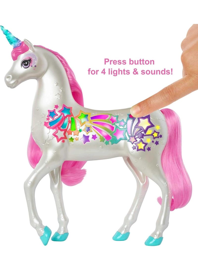 Barbie™ Dreamtopia Brush N' Sparkle Unicorn - Image 4