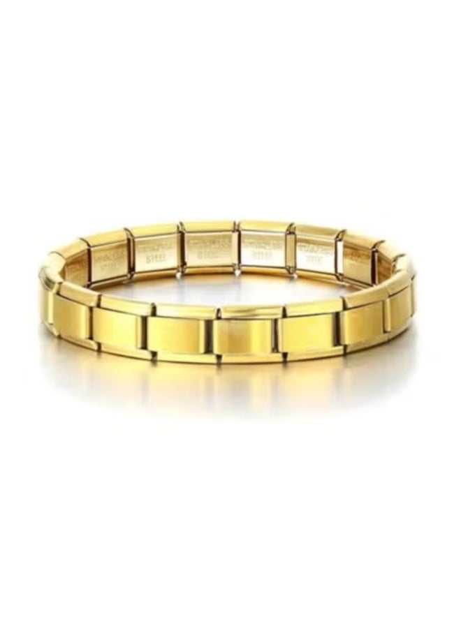 Luxuria Gold Stainless Steel Flexible Bracelet - Perfect Valentine's Day Gift for Men and Women - Image 5