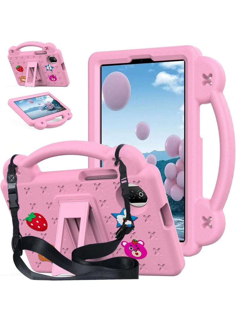 **غطاء أطفال للهونر باد X7 8.7 بوصة 2025 - غطاء مضاد للصدمات مع حزام كتف ومقبض للرفع**