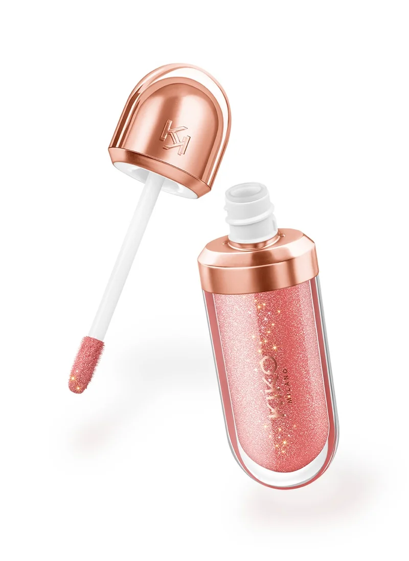 KIKO MILANO GOLDEN OASIS 3D HYDRA LIP GLOSS - BRUNE ROSE