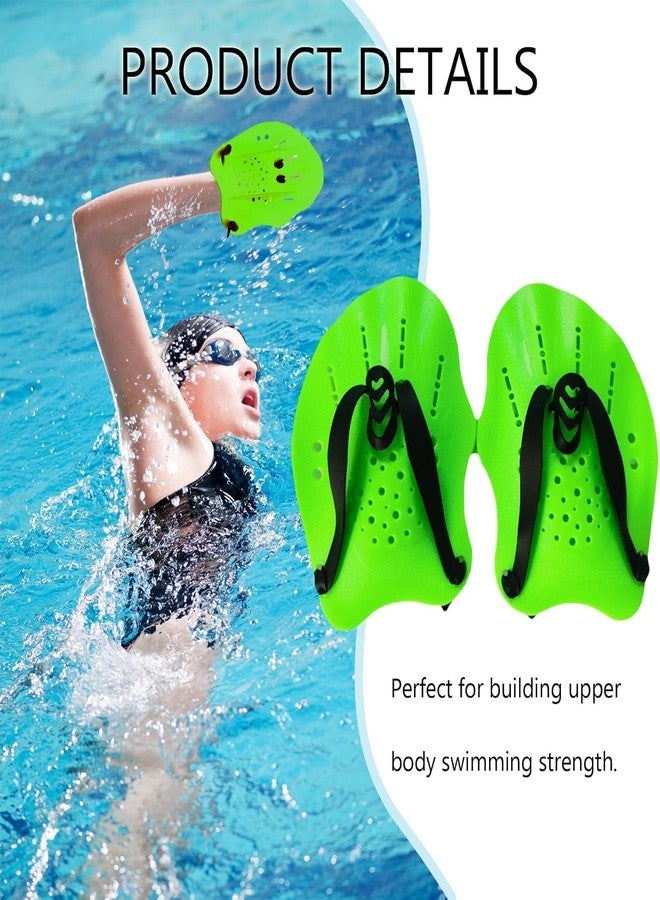 SPOCCO | Swimming Hand Paddles Training Paddles with Adjustable Straps Swimming Fins Hand Paddles Gloves for Swim Training Water Resistance, Swimming Gear for Kids, Youth, Women, Men - 227 - Image 4