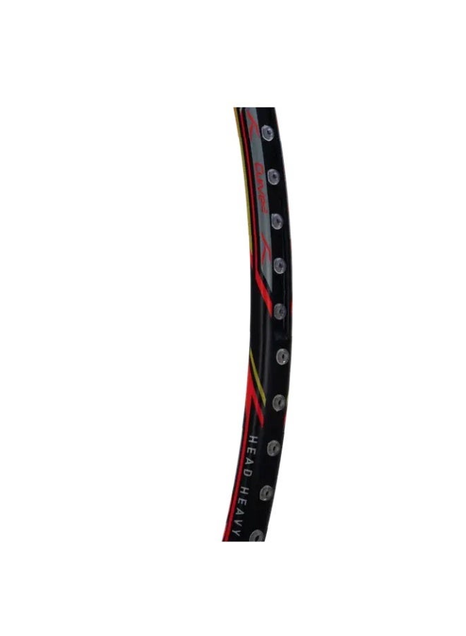 Hundred Hundred Atomic X 38 CTRL Carbon Fibre Strung Badminton Racket with Full Racket Cover for Intermediate Players (72g, Max Tension - 32LBS) (White/Gold) - Premium Badminton Racquets for Performance, Durability and Everyday Use - Image 4