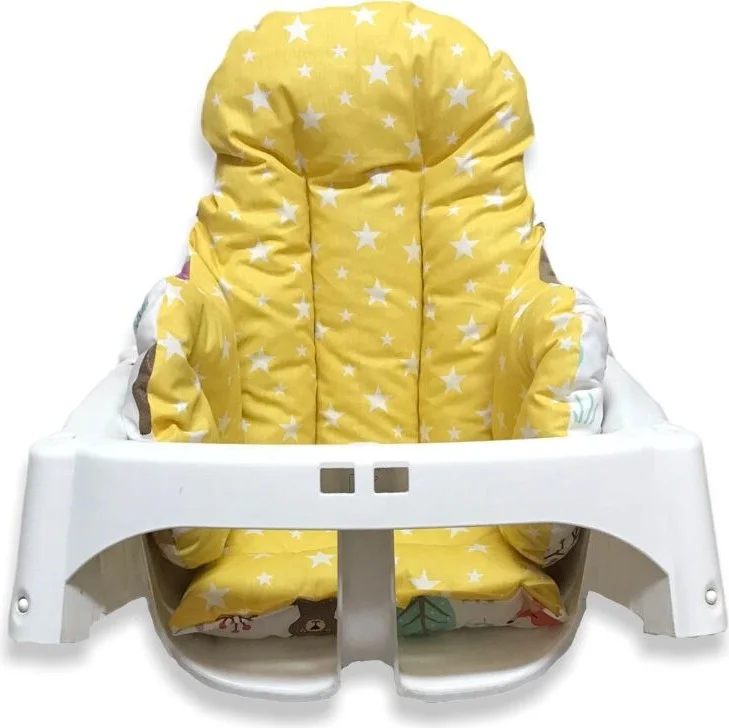 بيبيك اوزيل Baby Special Baby/Kids Highchair Cushion Forest and Yellow Star Patterned