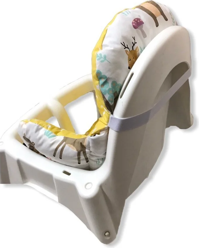 بيبيك اوزيل Baby Special Baby/Kids Highchair Cushion Forest and Yellow Star Patterned