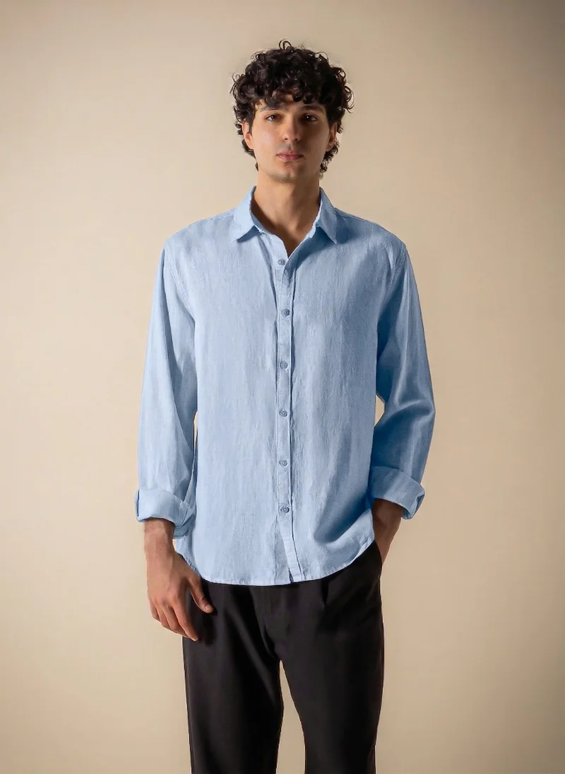 شايبس RELAXED FIT TENCEL SHIRT