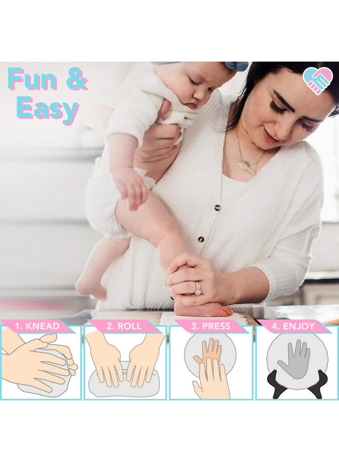 Casting Keepsakes Luna Bean Baby Hand & Footprint Kit - New Mom Gifts, Keepsake Ornament, Registry Gifts for Parents, Newborn Babies Shower Casting Clay Molding, Boy & Girl Plaster Print Making Set - Image 5