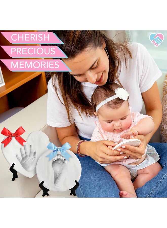 Casting Keepsakes Luna Bean Baby Hand & Footprint Kit - New Mom Gifts, Keepsake Ornament, Registry Gifts for Parents, Newborn Babies Shower Casting Clay Molding, Boy & Girl Plaster Print Making Set - Image 4