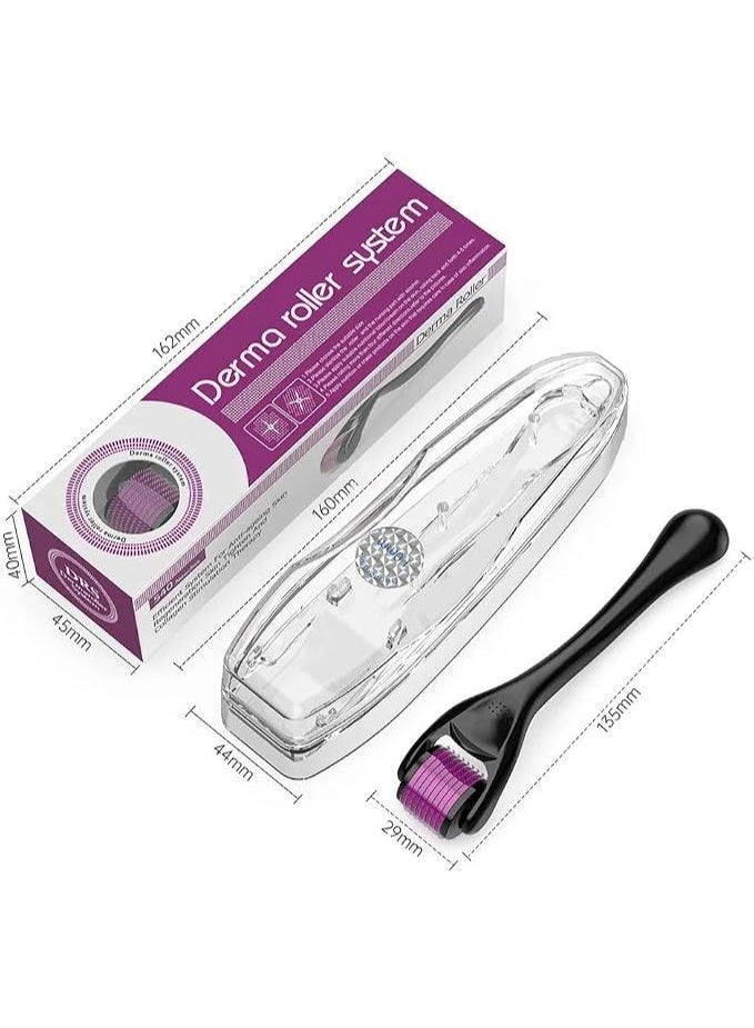 Derma Roller System with 540 Titanium Needles, 0.5mm