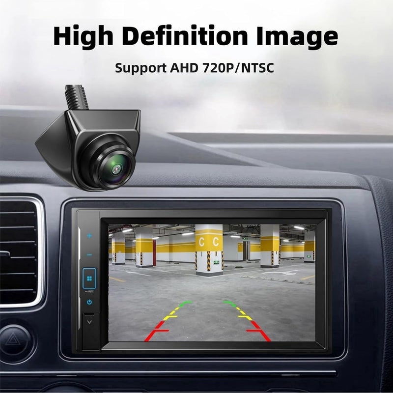 EPRONIC HD Backup/Front/Side View Camera HD 720P Reverse Rear Cam Metal Shell, 360Â°Rotatable Adjustable View Cam for Car,Truck,SUV, RV, Trailer,Van, Pickup(Black) - Image 2