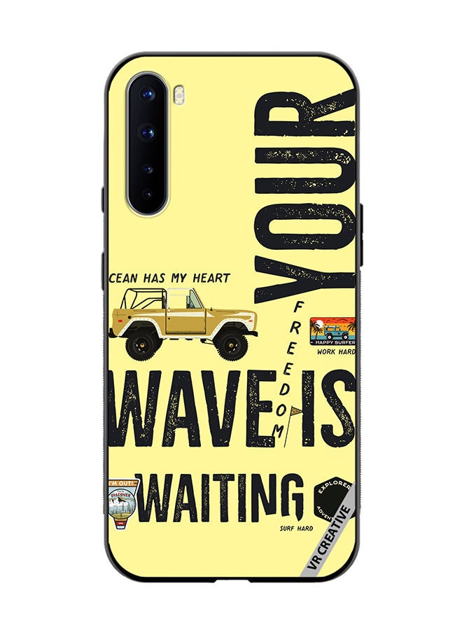 VR CREATIVE Protective Case Cover For OnePlus Nord Your Wave Is Waiting Design Multicolour - Image 1