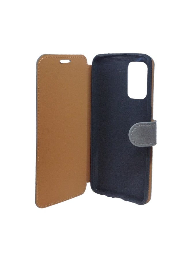 Phone Back Cover Flip leather for Oppo RENO 6 gray - Image 4