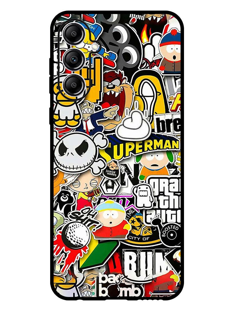 Theodor Protective Case Anti Scratch Shock Proof Bumper Cover For Samsung Galaxy F15 superhero tags - Image 1