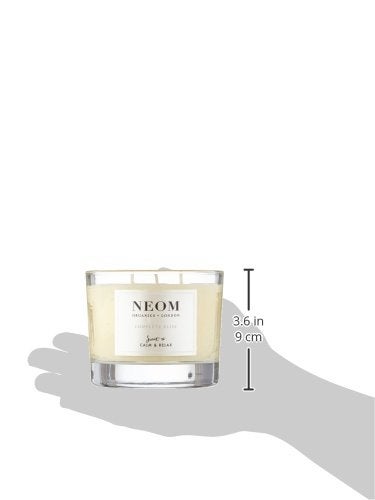 NEOM شمعة NEOM - سعادة كاملة معطرة، 3 فتيل | وردة بلش، ليمون وفلفل أسود | شمعة عطرية بزيوت أساسية | رائحة لتخفيف التوتر - Image 3