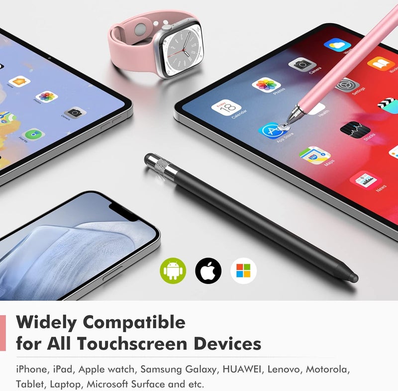 MEKO Stylus Pens for iPad, 3 in 1 High Sensitivity & Precision Capacitive Stylus Pencil for Apple iPad iPhone Tablets Samsung Galaxy All Universal Touch Screen Devices - Image 5