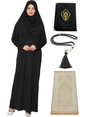 Medipek Prayer Dress, Prayer Rug, Pearl Prayer Beads Set 