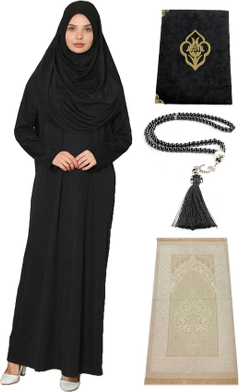 Medipek Prayer Dress, Prayer Rug, Pearl Prayer Beads Set 