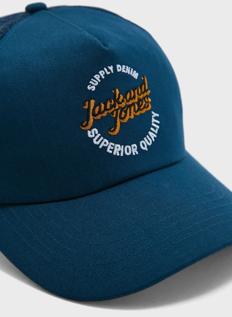 JACK & JONES Logo Curved Peak Cap
