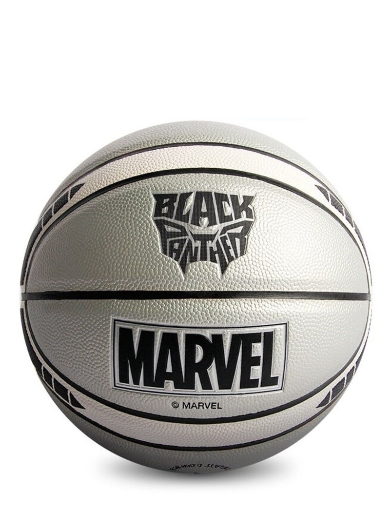 جوريكس كرة السلة، كرة سلة عالية الجودة لجميع الملاعب، كرة سلة مارفل شكل النمر الأسود, مقاس 25 × 25 × 25 سم للعب في الأماكن المغلقة أو الهواء الطلق للمسابقات اللعب الترفيهي للأولاد والبنات والبالغين والأطفال - Image 1