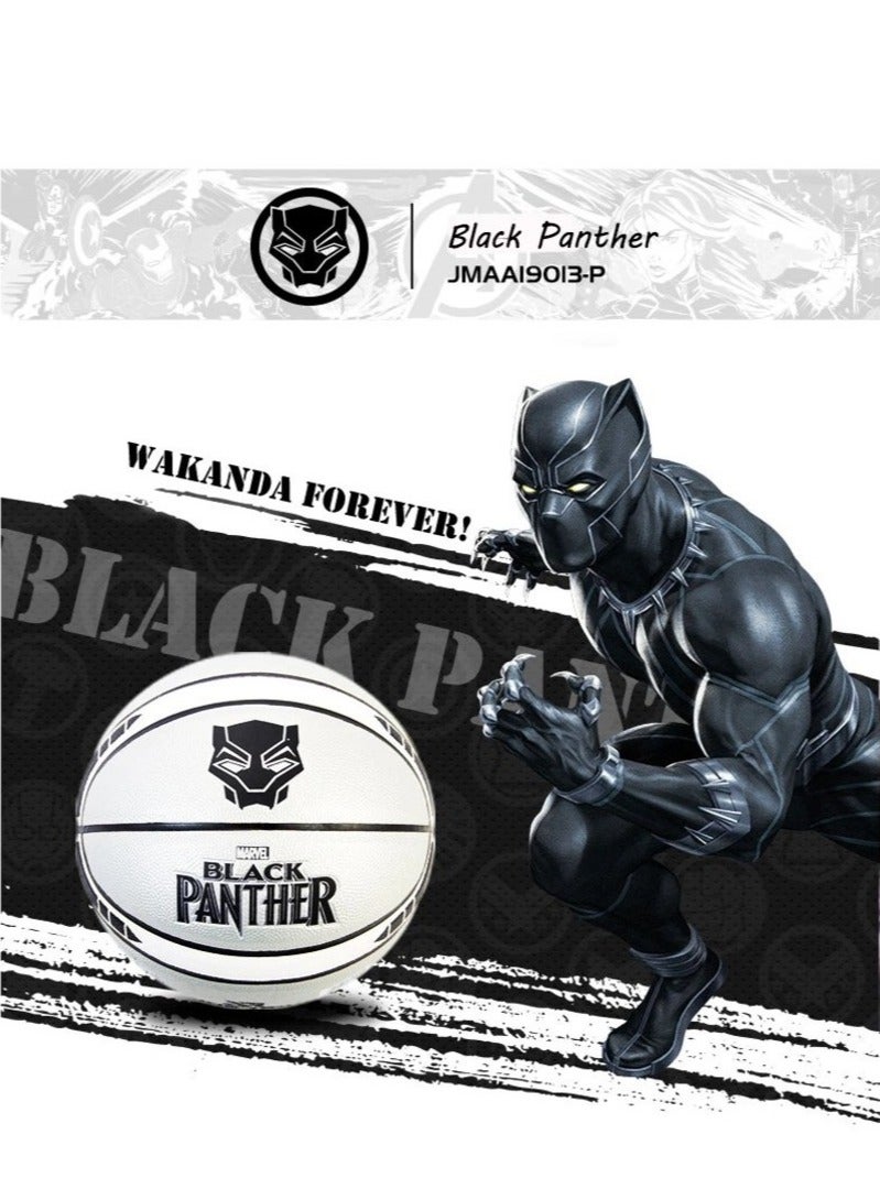 جوريكس كرة السلة، كرة سلة عالية الجودة لجميع الملاعب، كرة سلة مارفل شكل النمر الأسود, مقاس 25 × 25 × 25 سم للعب في الأماكن المغلقة أو الهواء الطلق للمسابقات اللعب الترفيهي للأولاد والبنات والبالغين والأطفال - Image 3