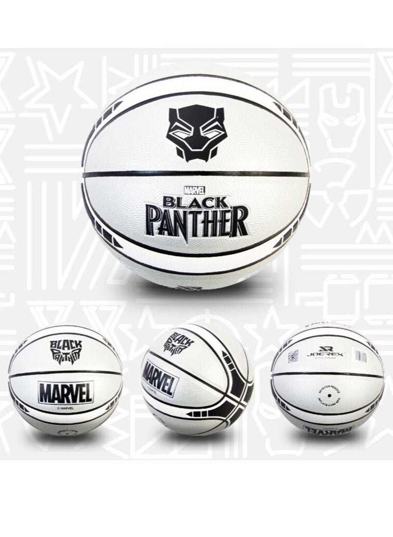 جوريكس كرة السلة، كرة سلة عالية الجودة لجميع الملاعب، كرة سلة مارفل شكل النمر الأسود, مقاس 25 × 25 × 25 سم للعب في الأماكن المغلقة أو الهواء الطلق للمسابقات اللعب الترفيهي للأولاد والبنات والبالغين والأطفال - Image 4