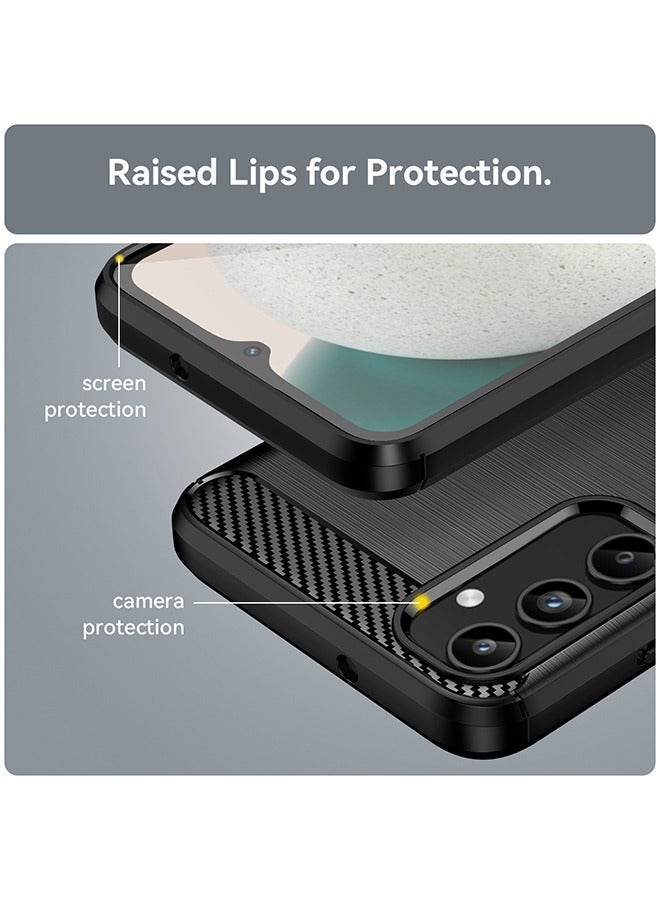 X-level Samsung Galaxy A05s 4G Case Cover with Soft TPU Carbon Fiber Texture Anti-Scratch Shockproof Slim Anti-Drop Bumper Back Cover Comfortable Touch feel shell Phone Accessory for Galaxy A05s - Image 2