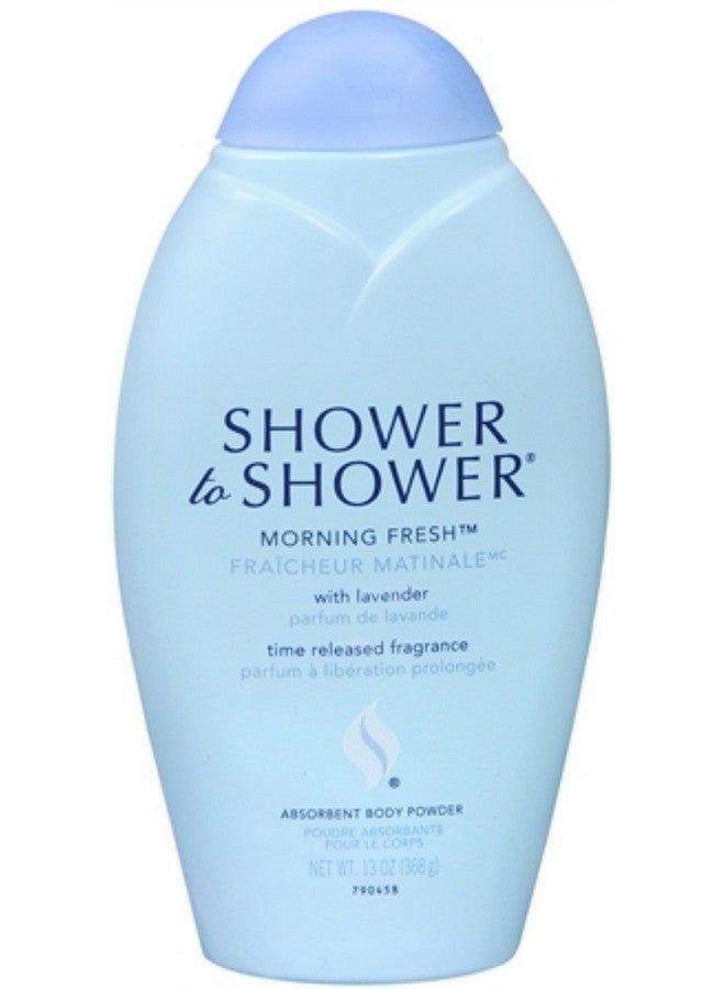 Shower to Shower, Absorbent Body Powder Morning Fresh, 13 oz