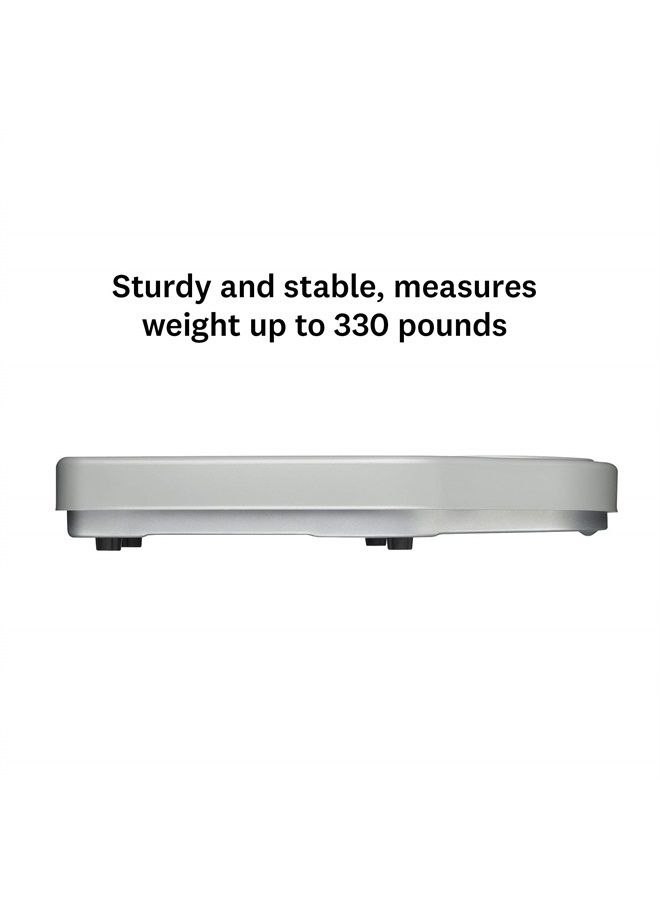 CONAIR ميزان الحمام ثينر من كونير لقياس وزن الجسم، ميزان تناظري كبير جداً يقيس الوزن حتى 330 رطل باللون الأسود - Image 4