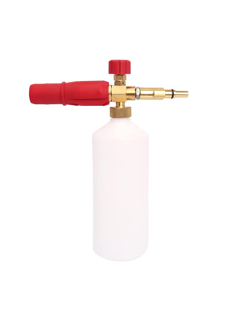 Generic Nirali PWABO1122 FNozzle 900ml for Bosch Adjustable Foam Nozzle Lance 900ml High Pressure Washer Accessory for Bosch AquatakAQT have brass material  - Image 1