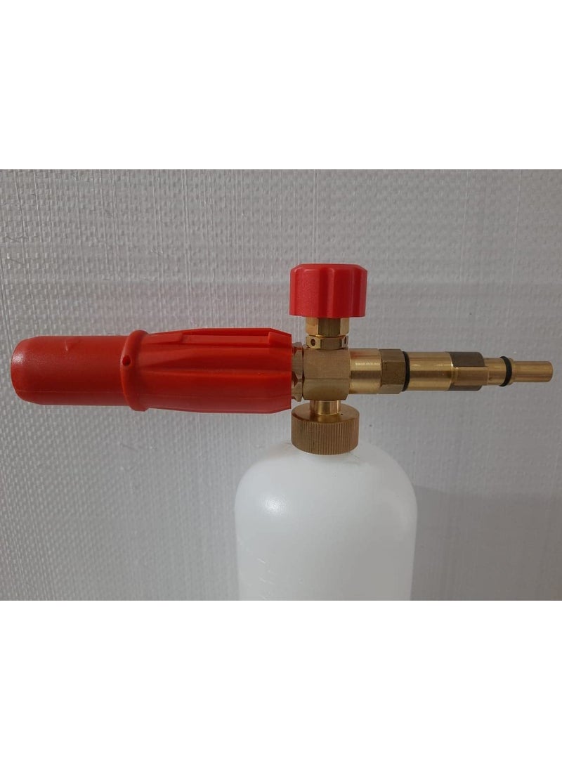 Generic Nirali PWABO1122 FNozzle 900ml for Bosch Adjustable Foam Nozzle Lance 900ml High Pressure Washer Accessory for Bosch AquatakAQT have brass material  - Image 3