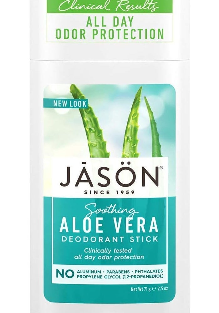 Jason Soothing Aloe Vera Stick Deodorant - Pack of 3