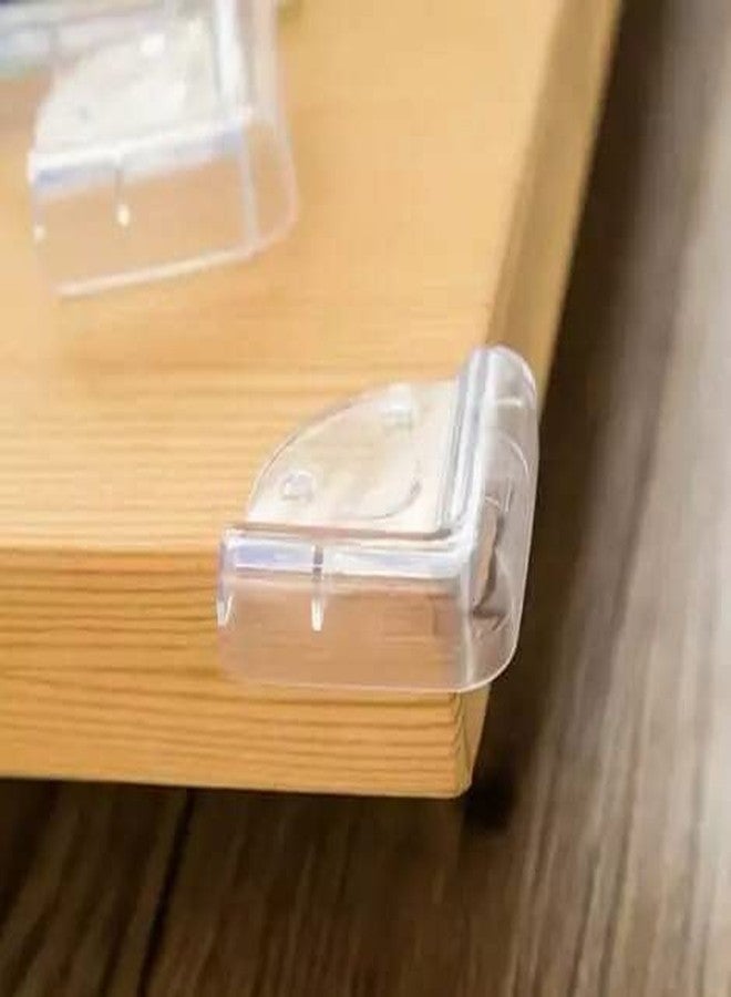 Kunya® Child Protection Security Protector Transparent Table Corner Edge Corner Cushion Furniture Corners Table 12 (4x3) (Smiley) - Image 2