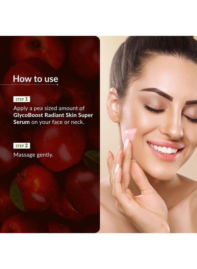 LOTUS BOTANICALS Glycoboost Radiant Skin Super Serum With Red Apple & Glycolic Acid | High Potency Serum For Luminous Skin | No Toxic Chemicals | Suitable For All Skin Types | 30 Ml  - Image 4