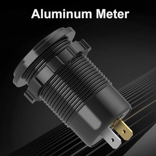 Hapytrip 12V USB Outlet Aluminum Car Charger PD65W Port for Laptops, Quick Charge 3.0 USB Port for Car, Built-in Boost 15V 20V Output Socket Waterproof with Voltmeter and Switch for RV Marine Boat, etc - Image 5
