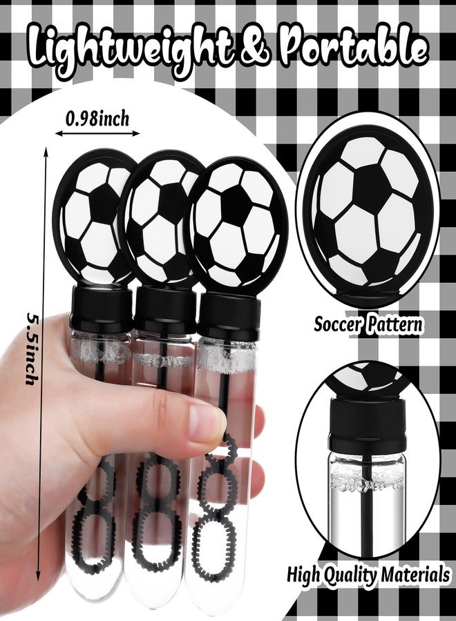 PullCrease 16 Pcs Soccer Bubble Wands Favors Gifts Birthday Bubble Wand Bulk Soccer Birthday Party Supplies for Outdoor - Image 2