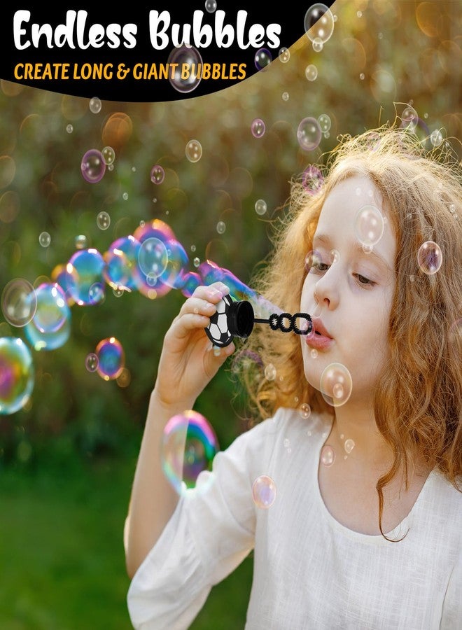 PullCrease 16 Pcs Soccer Bubble Wands Favors Gifts Birthday Bubble Wand Bulk Soccer Birthday Party Supplies for Outdoor - Image 5