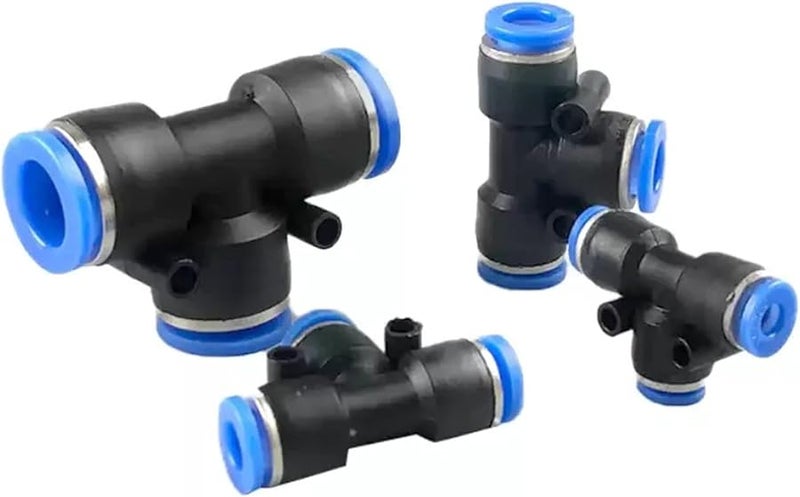 تركيب خرطوم هواء هوائي مياه سريع الدفع موصل أنبوب اقتران 100 قطعة PEG6 4 - Image 1