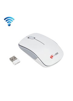 MC Saite MC-367 2.4GHz Wireless Mouse with USB Receiver for Computer PC Laptop (White)