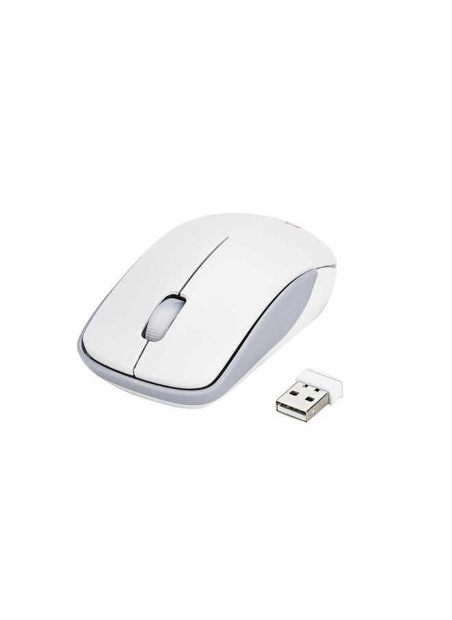 BURAQ MC Saite MC-367 2.4GHz Wireless Mouse with USB Receiver for Computer PC Laptop (White)  - Image 3