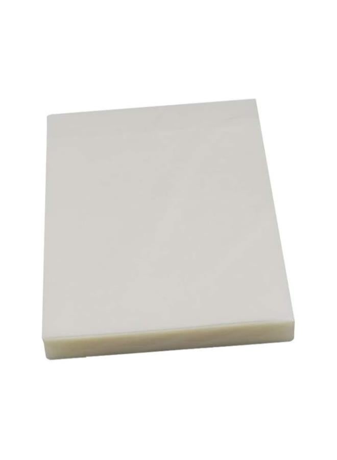 klarako 100 Pcs Thermal Laminating Film Plastic Paper Laminator Sheets for Photo Paper Files Card Picture - Image 1